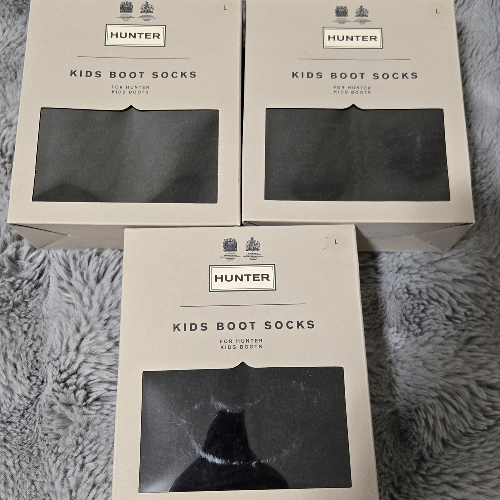 Hunter Kids Boot Socks - Classic Black